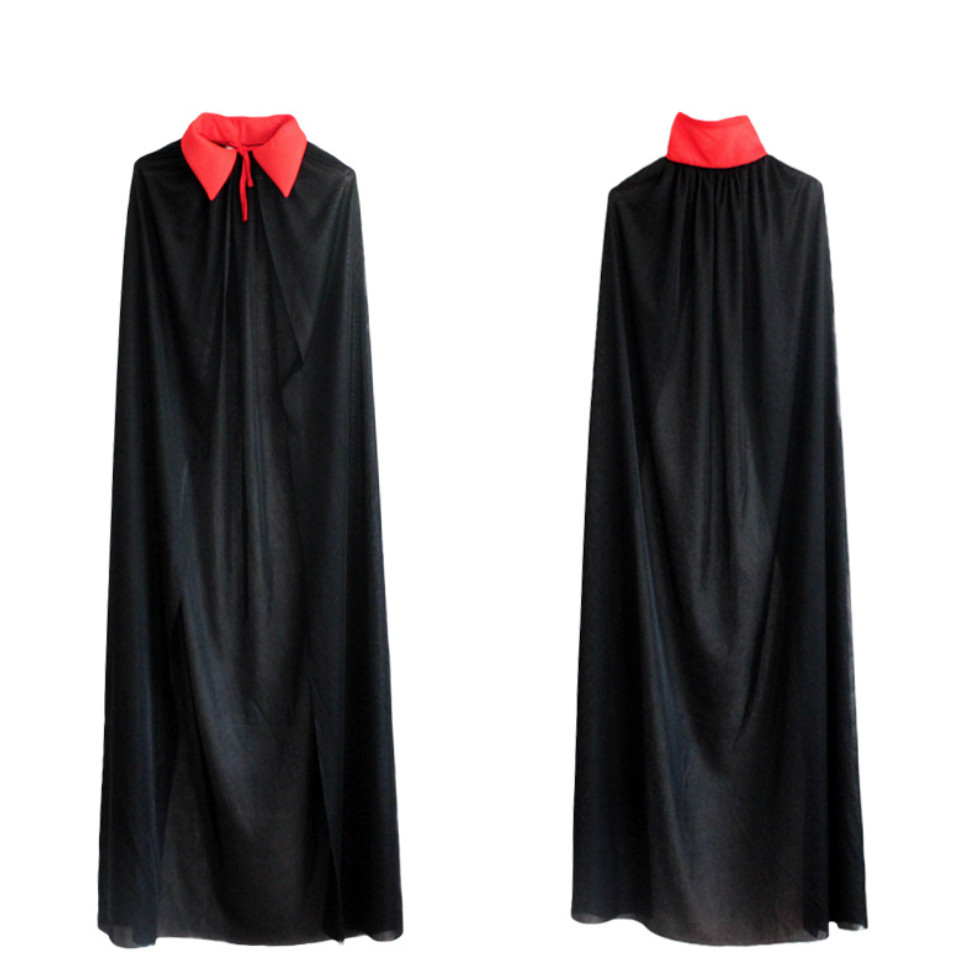 Маскарадний плащ Дракула дорослий 140 см 5375 (4214377) - фото 4 Маскарадний плащ Дракула дорослий 140 см 5375 (4214377) - фото 4