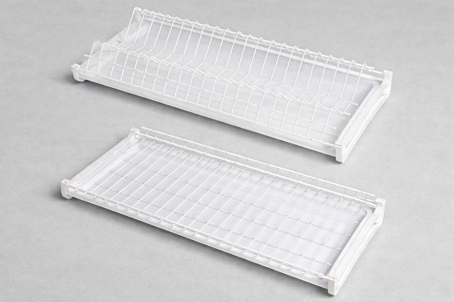 Сушарка для посуду вбудована термопластична PREMIUM ширина модуля 800 мм з двома піддонами L 760 мм Білий (SO1800)