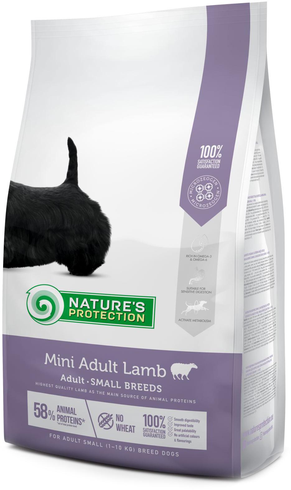 Корм сухой для собак Nature's Protection Mini Lamb Small breeds 2 кг (4771317457349)