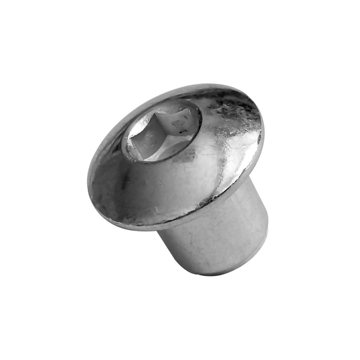 Гайка Эриксона Metalvis М6 9х10 сталь под биту HX5 полукруглая головка ø15 цинк 100 шт. Белый (3SC2000003SC601520)