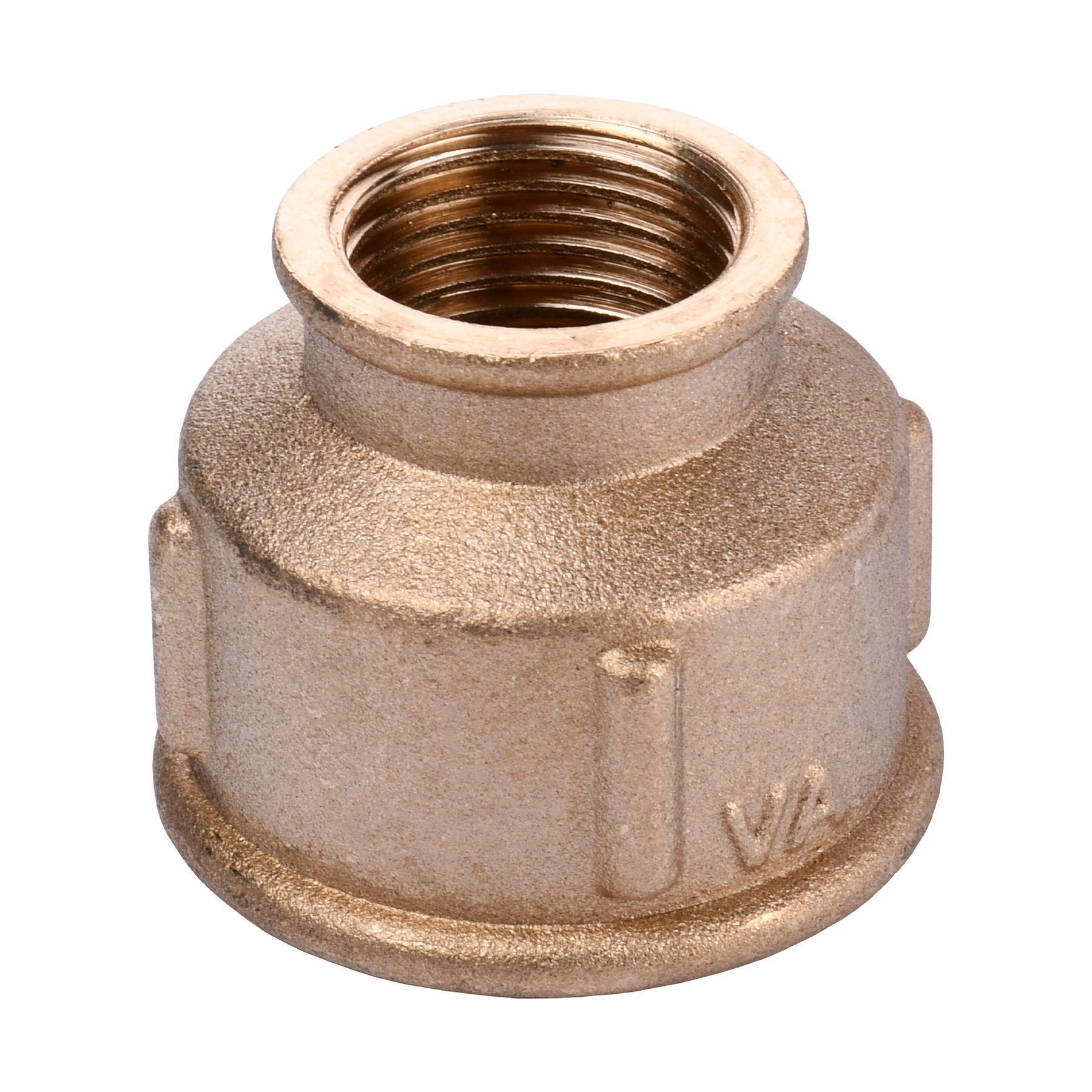 Муфта VA 000010731 латунь внутренняя-внутренняя 1"x1/2" (104718) - фото 3 Муфта VA 000010731 латунь внутренняя-внутренняя 1"x1/2" (104718) - фото 3