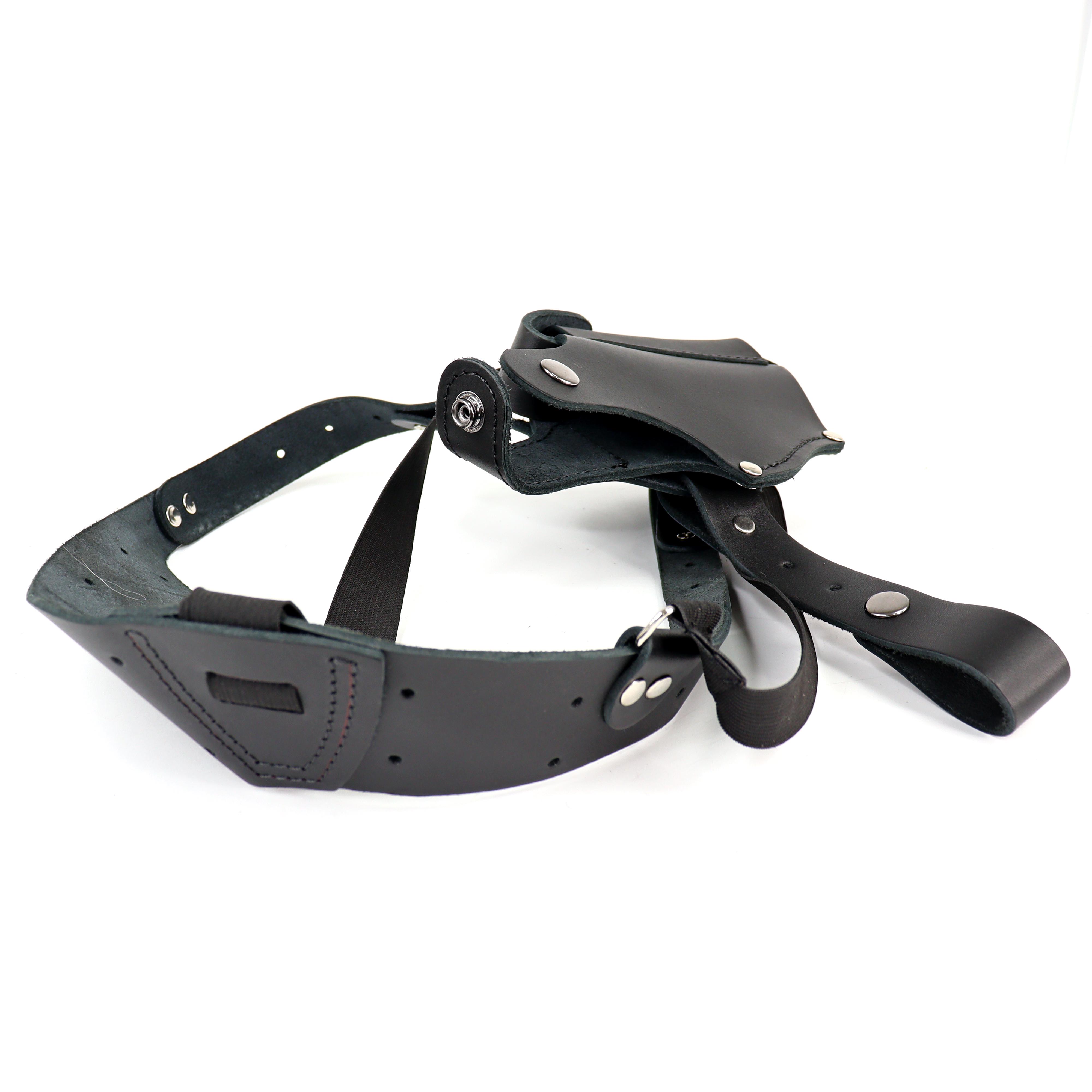 Кобура оперативна під ПМ із відділенням під магазин шкіряна неформована Чорний (011542) - фото 6 Кобура оперативна під ПМ із відділенням під магазин шкіряна неформована Чорний (011542) - фото 6