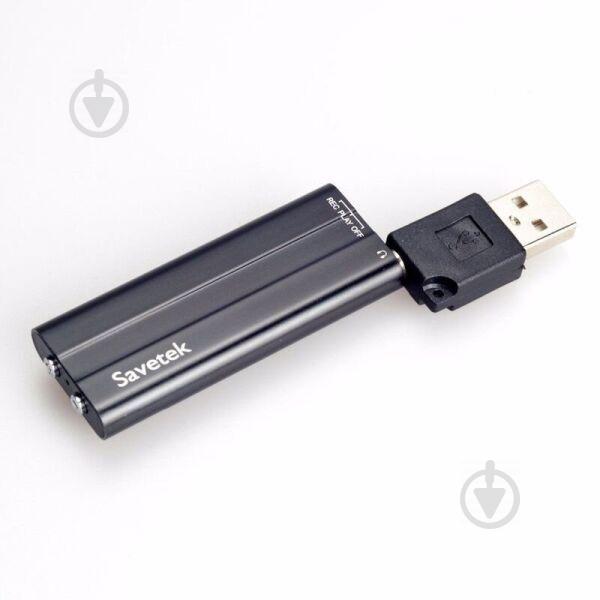 Мини диктофон Savetek 600 16 ГБ Черный (100543) - фото 5