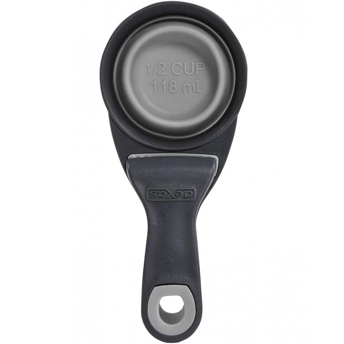 Мерный стакан для корма Dexas Collapsible KlipScoop с клипсой 120 мл Светло-серый (PW650432429)