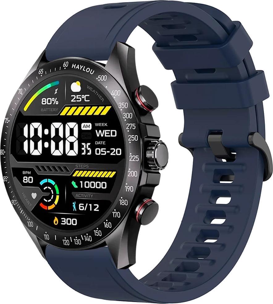 Ремешок Convex для Haylou Solar Pro LS18 Dark Blue (40857-5D)