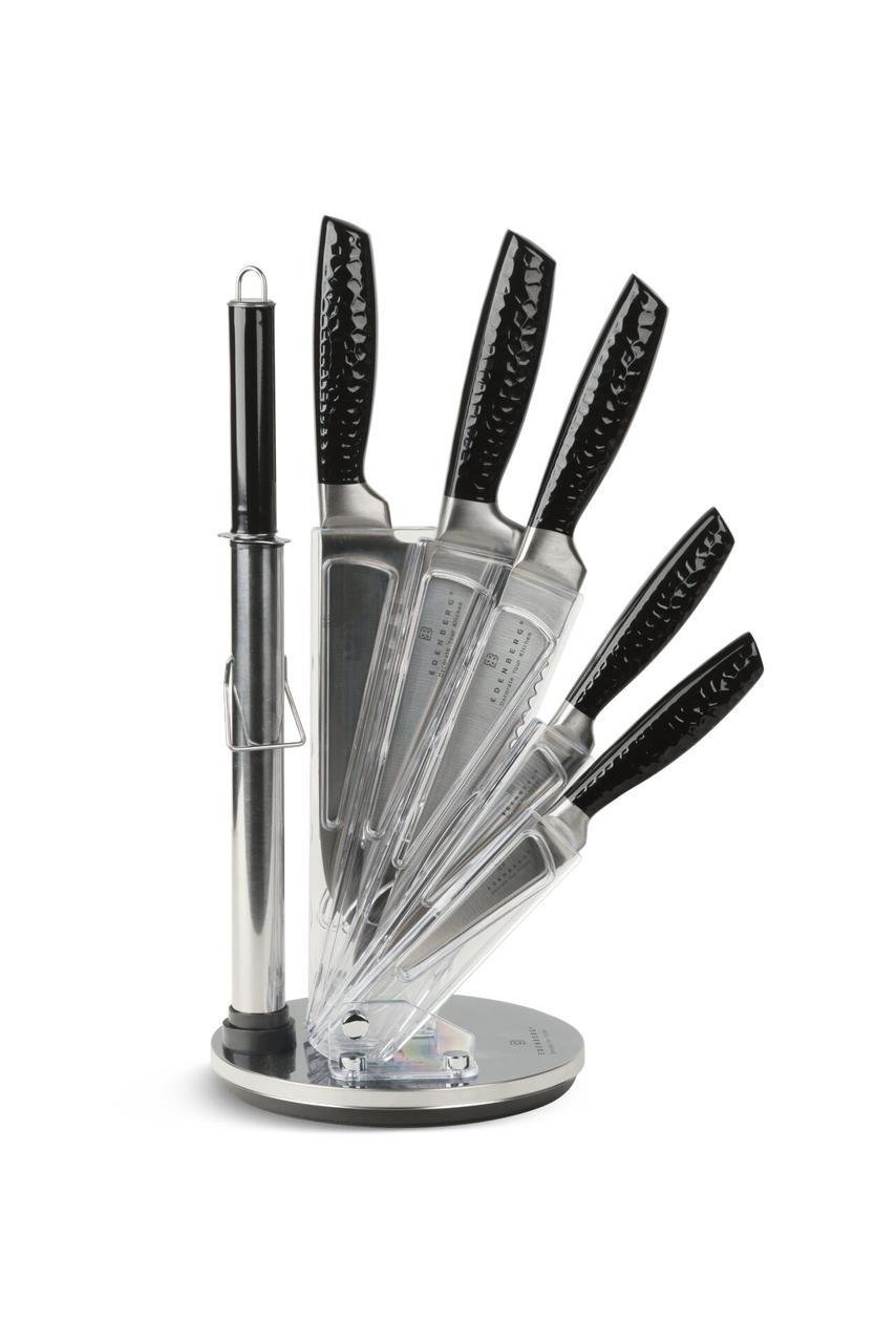 Набор кухонных ножей Edenberg из нержавеющей стали на подставке 8 пр. (EB-971) - фото 2 Набор кухонных ножей Edenberg из нержавеющей стали на подставке 8 пр. (EB-971) - фото 2