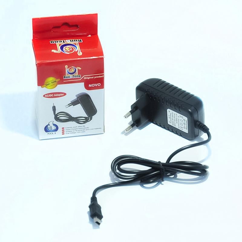 Адаптер живлення Run&Teng WF-3000 Mini USB 5V 3A (100279-Black) - фото 5