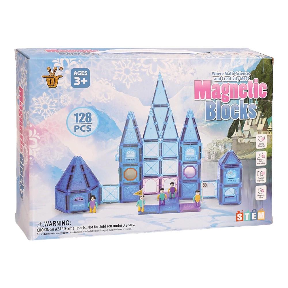 Конструктор магнитный G 013 герои наклейки в коробке 128 деталей (2242756365)