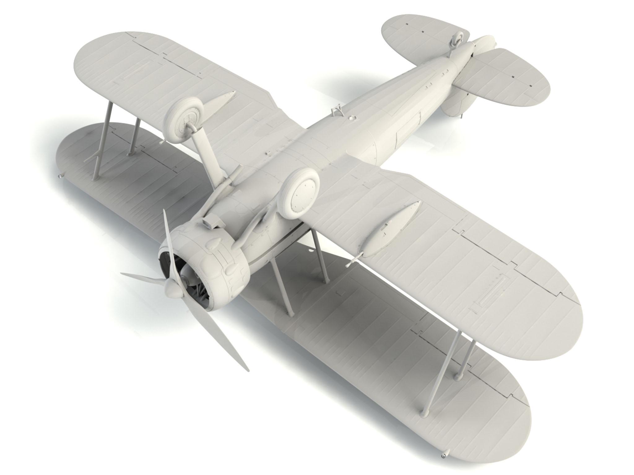 Збірна модель ICM Gloster Gladiator Mk.II британський винищувач II СВ (32041) - фото 12