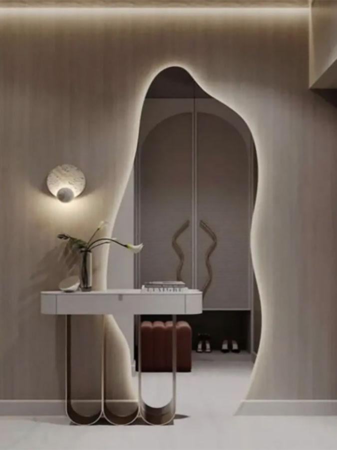 Зеркало с подсветкой Иллюзия XXL 100х200 см (10006XXL-100200stW)