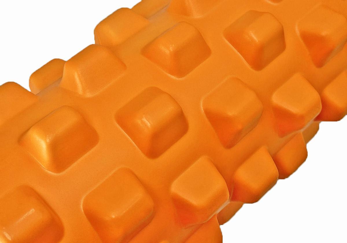 Масажний ролик EasyFit Grid Roller PRO 33 см Помаранчевий (EF-2015-OR) - фото 3