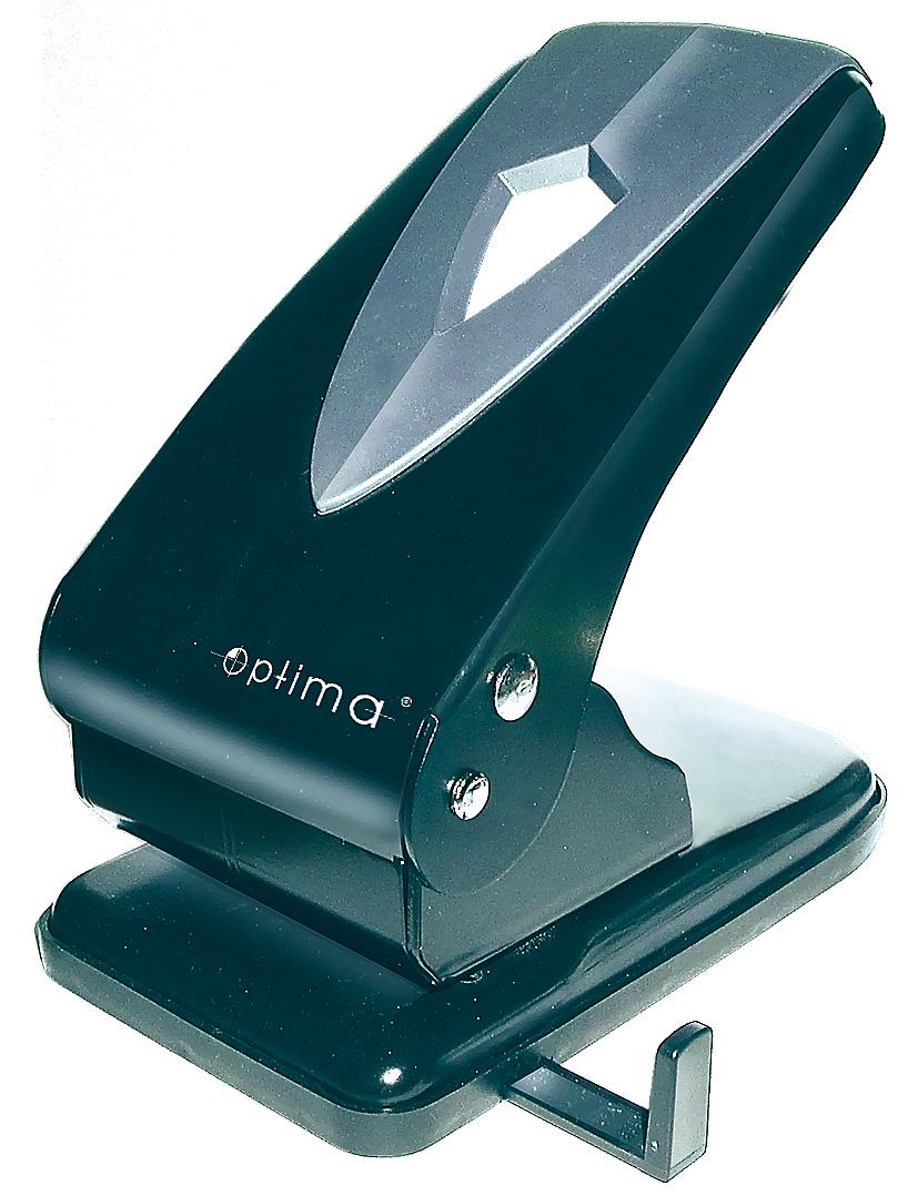 Дырокол Optima до 70 листов металлический Синий (О40157)