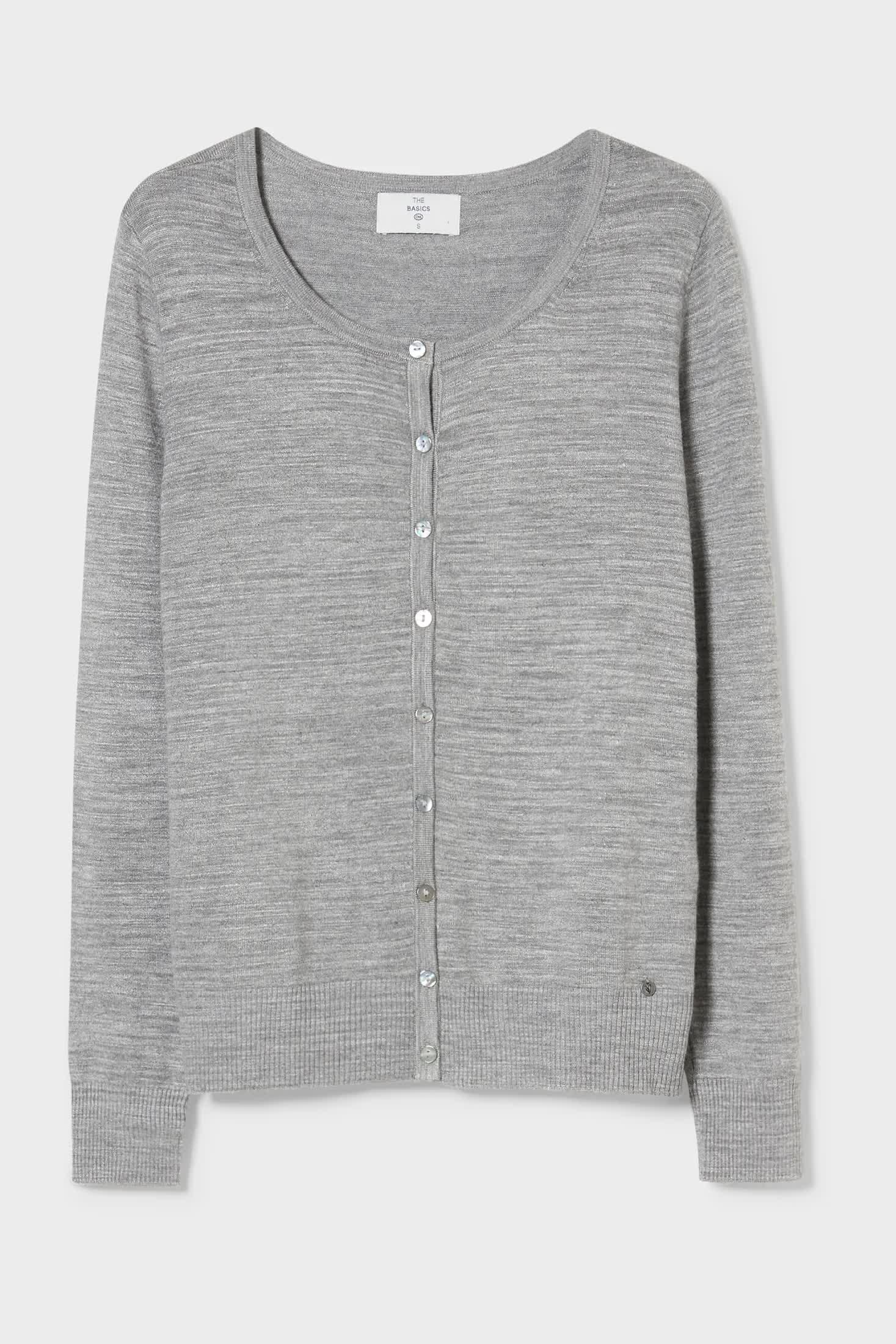 Кардиган женский C&A XL Серый (73166-2077557b41)