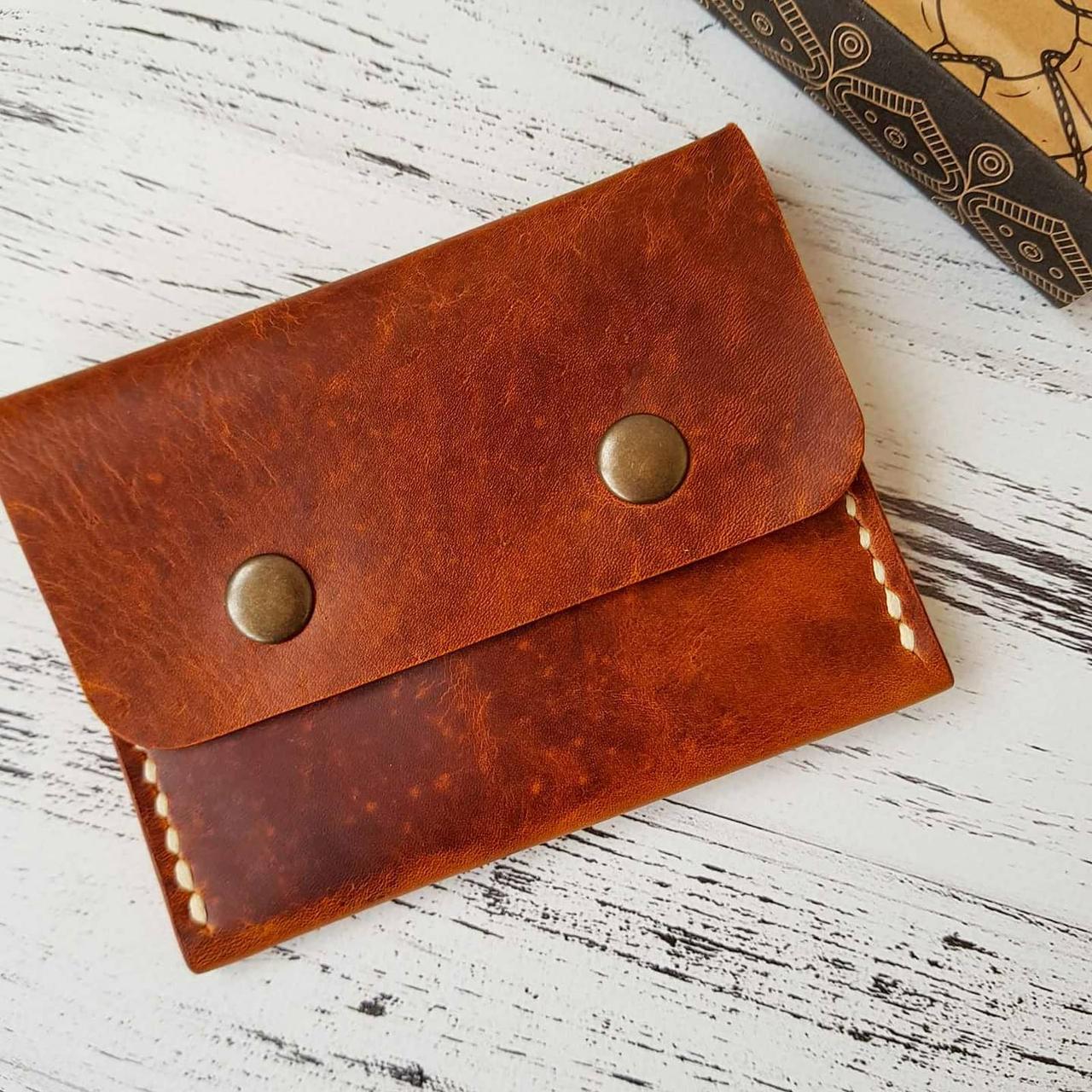 Кошелек кожаный Stedley Mini 1 виски (30640772)