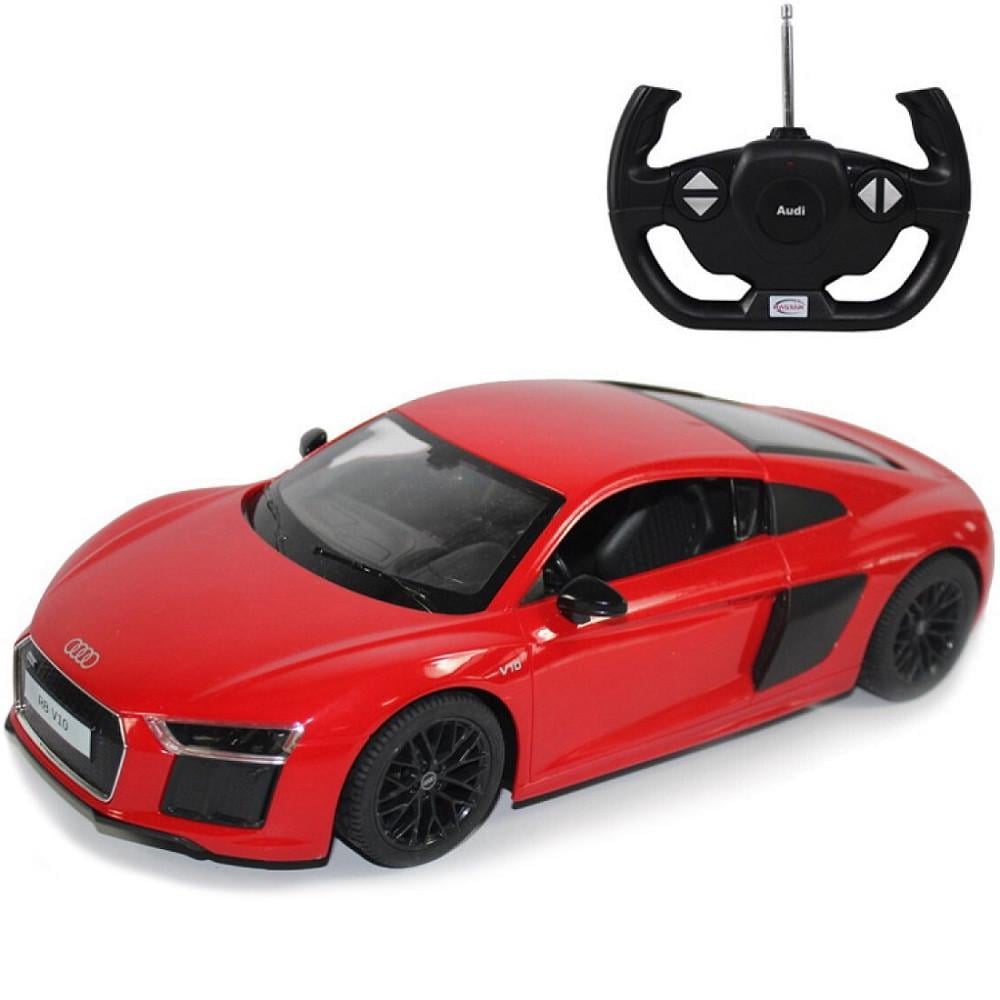 Радиоуправляемая машинка Rastar Audi R8 V10 1:14 со светом Красный (28443414)