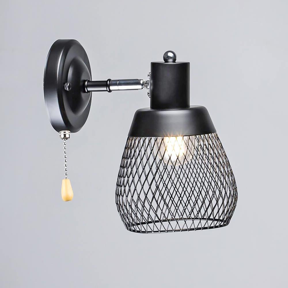 Бра Light House SRS-20820/1W Черный/Хром