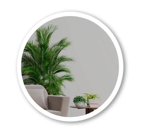 Зеркало Amor LED с облегченным корпусом 800x800 мм (12788364)