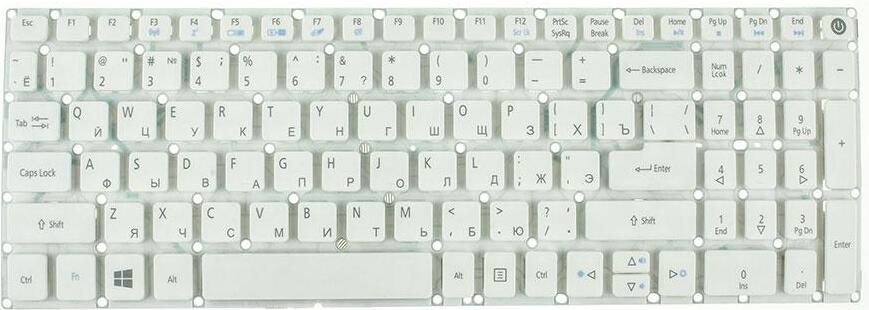 Клавиатура для ноутбука Acer Aspire A315-41 матовая (NK.I151S.012)