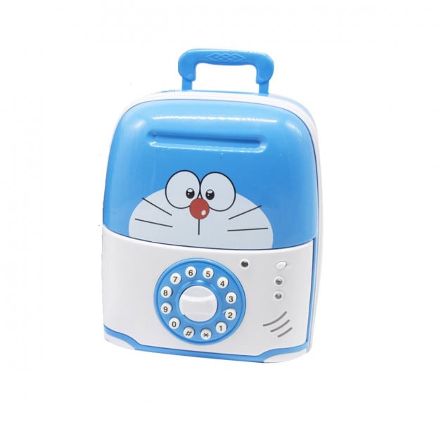 Копилка-чемодан Saving Box 6688-5D с кодовым замком Сине-белый Копилка-чемодан Saving Box 6688-5D с кодовым замком Сине-белый
