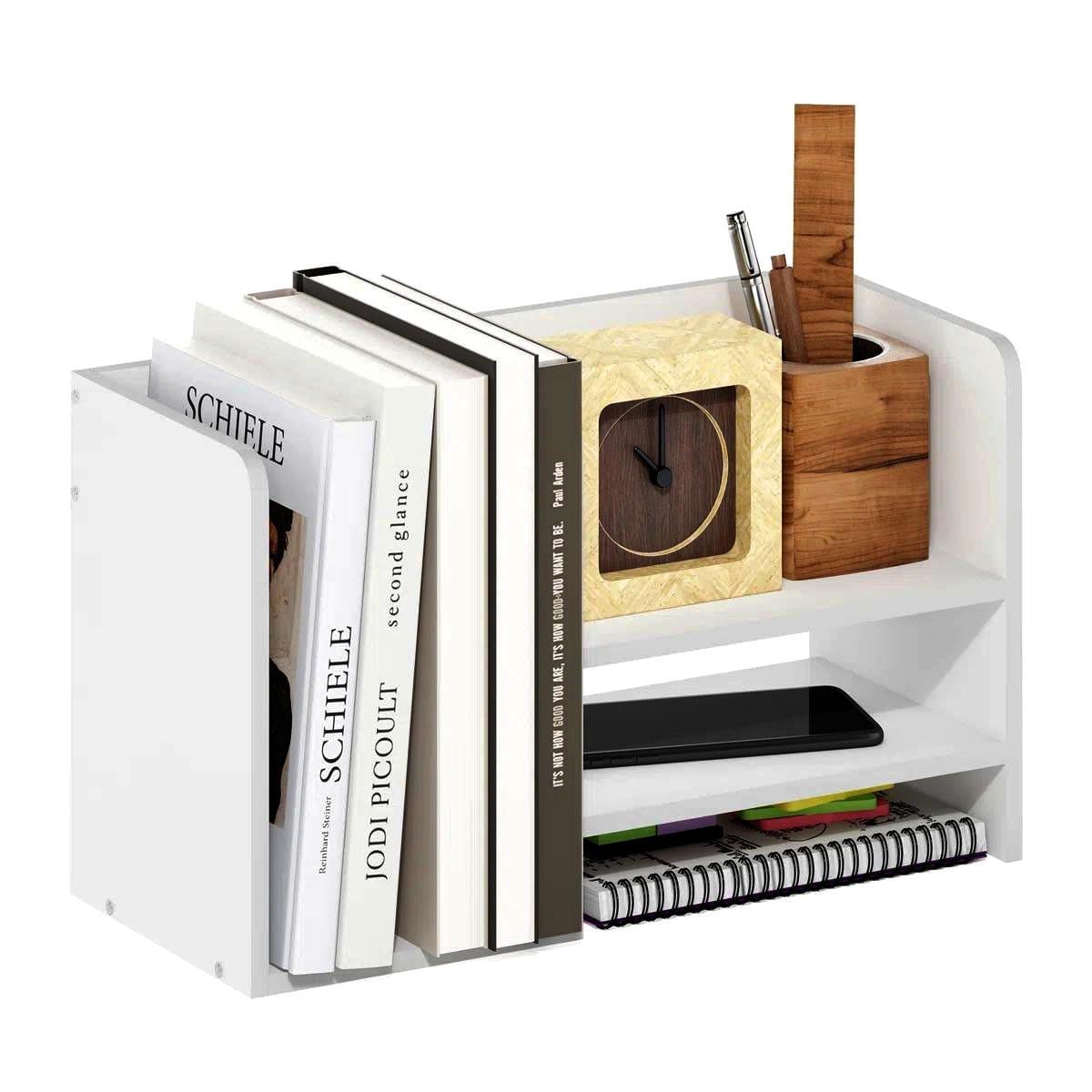 Полка книжная настольная из дерева Паранго Зефир (КПА-017420)