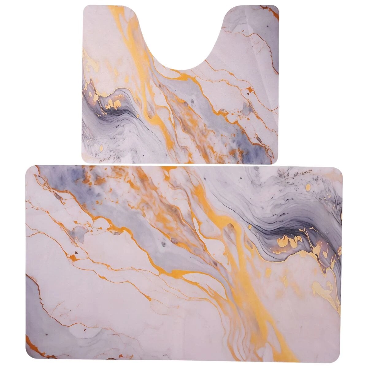Набор ковриков для ванной и туалета Golden Marble Yiwu HP-42-179 диатомит 2 шт.