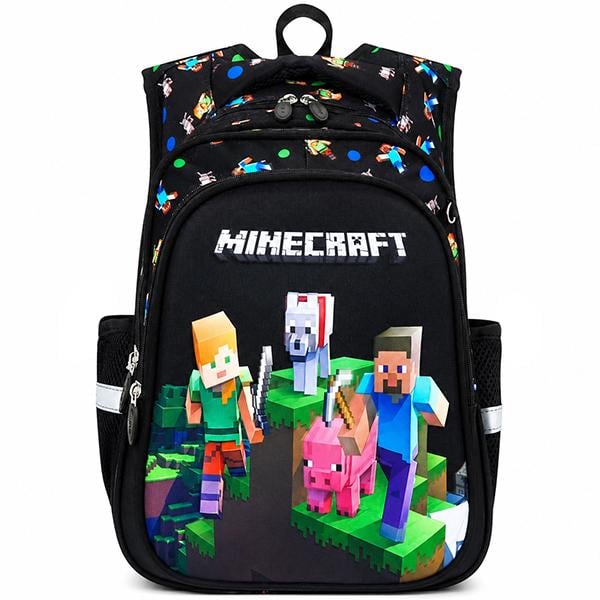 Рюкзак школьный полукаркасный Minecraft 41х30х15 см (ЦБ-00041948)