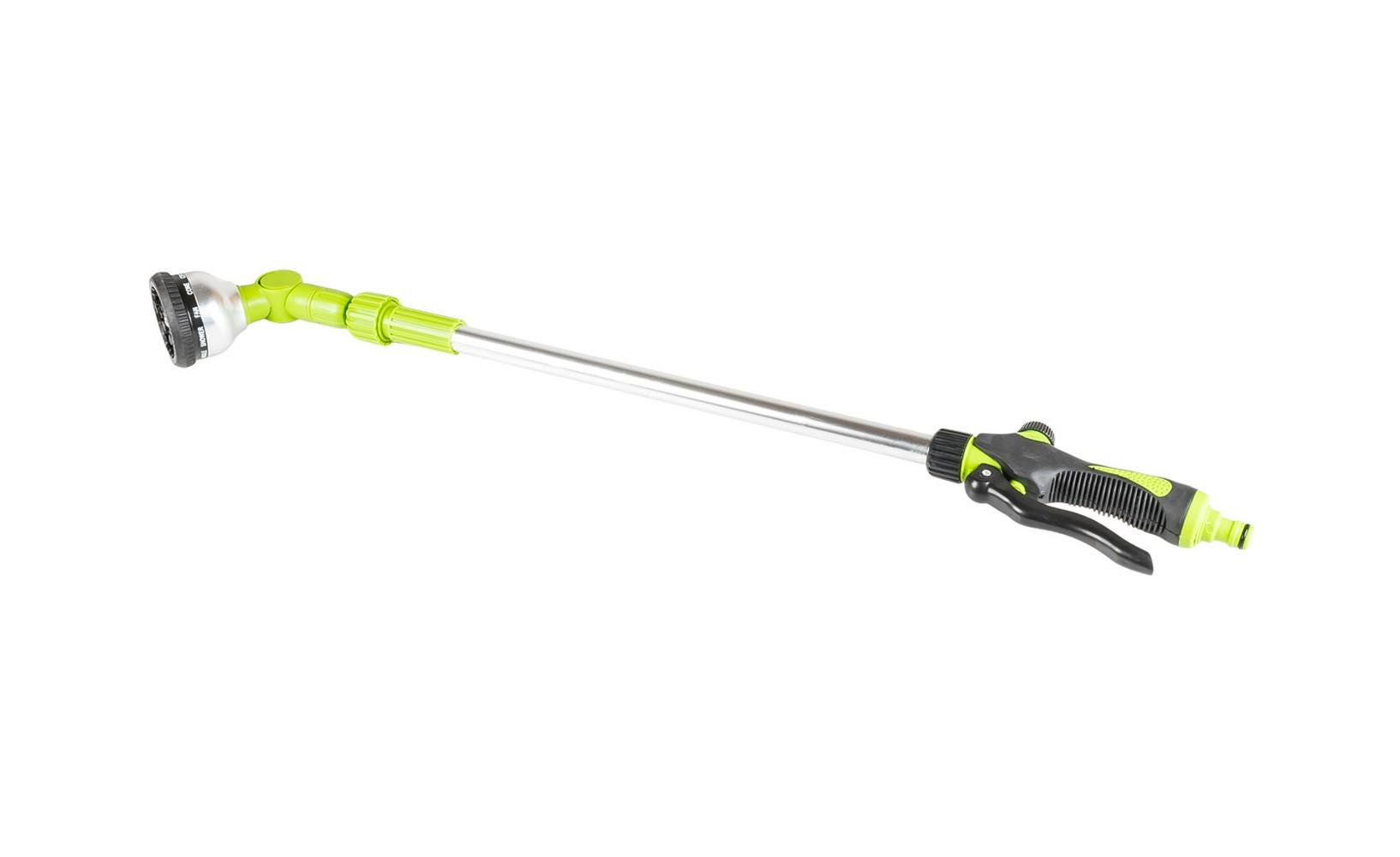 Пістолет для поливу MasterTool JET LINE 10 режимів з телескопічною штангою 710-1060 мм та TPR-покриттям (92-9321)