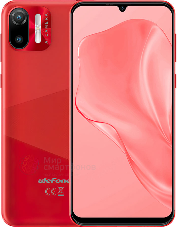 Смартфон UleFone Global Note 6P 2/32 Gb Red (1661215200)