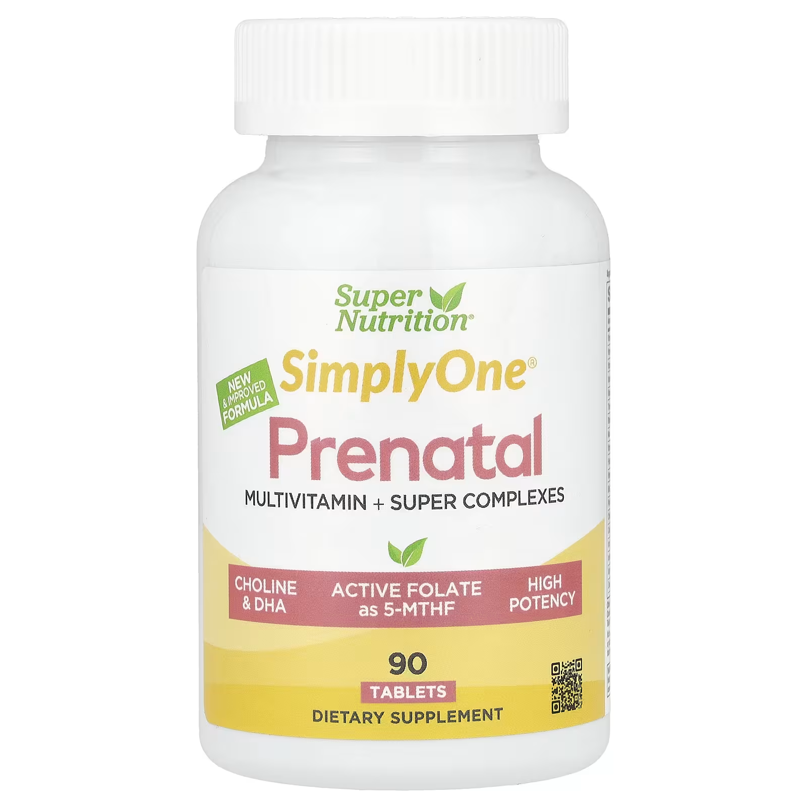Мультивитамины пренатальные Super Nutrition Simply One по суперзелению и специям 90 табл. (25263971)