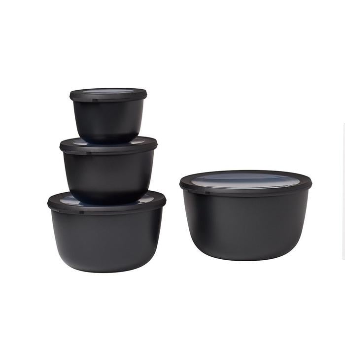 Набор контейнеров высоких Nordic Black Cirqula Mepal 4 предмета (106233041100)