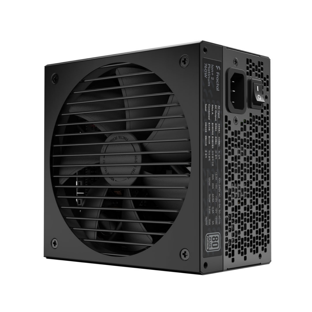 Блок питания Fractal Design Ion + 2 Platinum 760W компьютерный 760 Вт FD-P-IA2P-760-EU (580272)