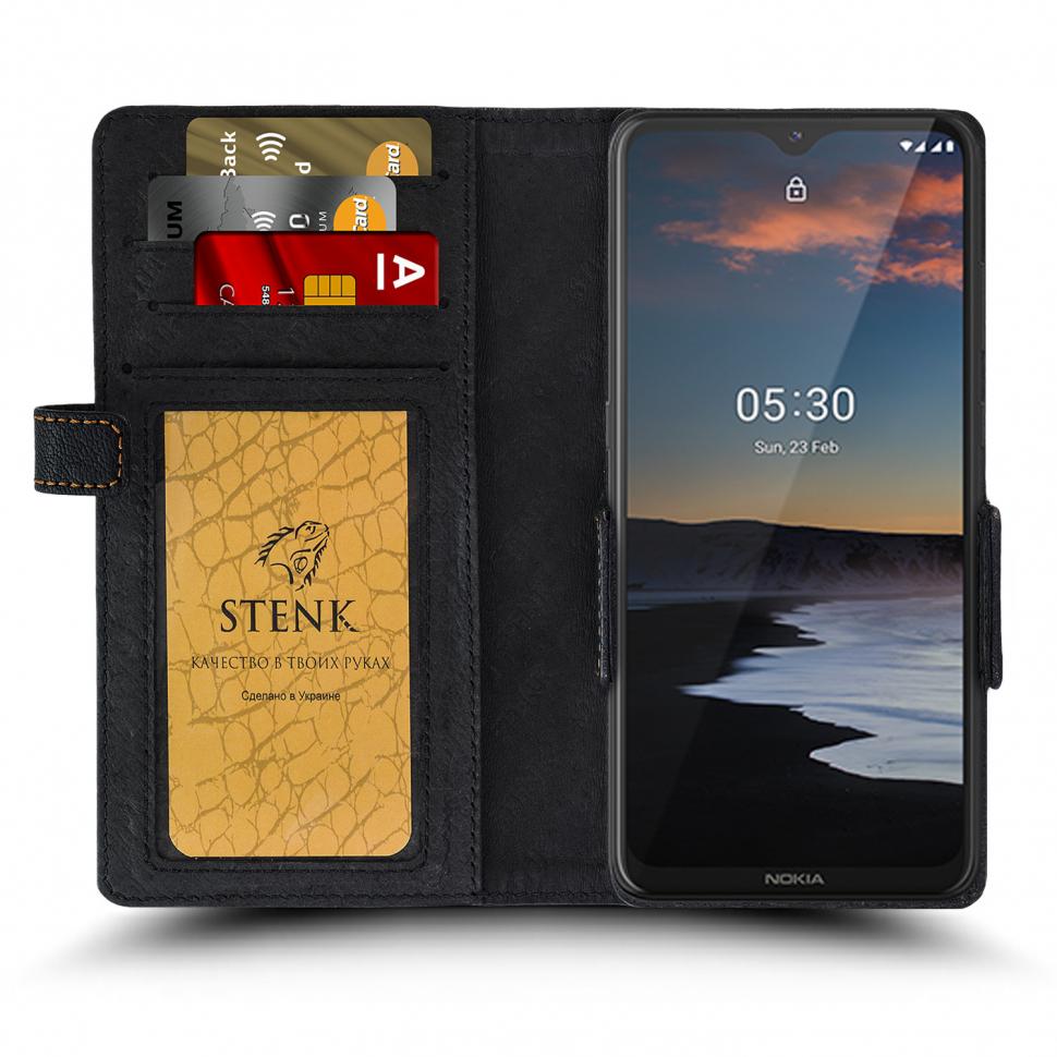 Чехол книжка Stenk Wallet для Nokia 5.3 Черный (65739)