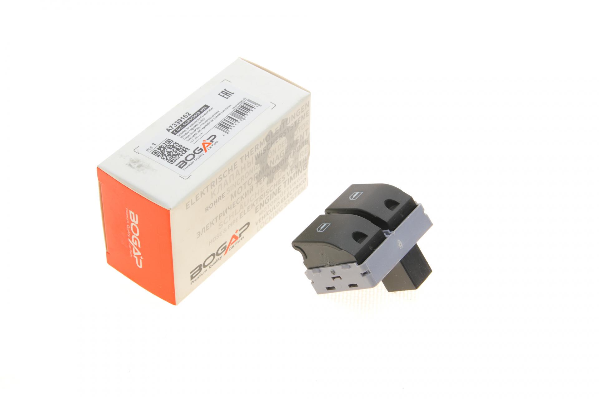 Кнопка стеклоподъемника BOGAP L VW Polo/Fox/Seat Ibiza/Cordoba 03-10 (A7339162)
