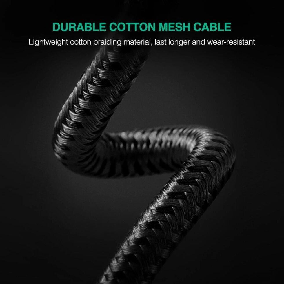 Аудіо кабель UGREEN AV112 AUX 3,5 to 3,5 мм 1 м (10685) - фото 6 Аудіо кабель UGREEN AV112 AUX 3,5 to 3,5 мм 1 м (10685) - фото 6