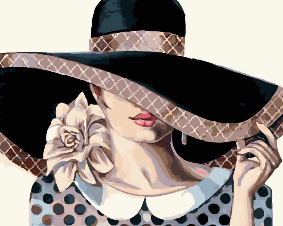 Картина по номерам Brushme Загадочная леди (GX28457)