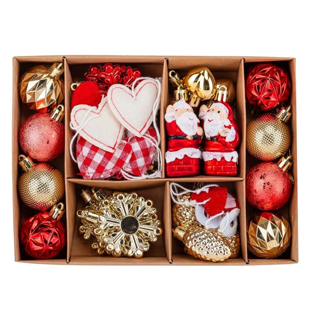 Набір ялинкових іграшок Тепло серця 32 шт. (9125-037)
