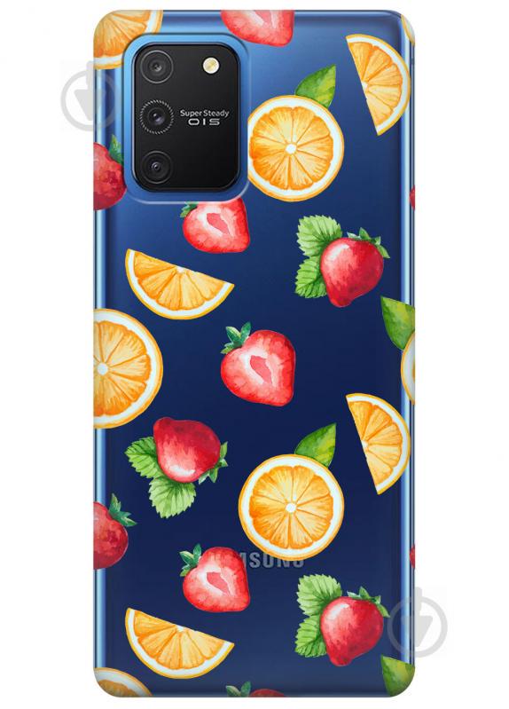 Прозрачный силиконовый чехол iSwag для Samsung Galaxy S10 Lite с рисунком - Фруктовый дизайн (KS3470) Прозрачный силиконовый чехол iSwag для Samsung Galaxy S10 Lite с рисунком - Фруктовый дизайн (KS3470)