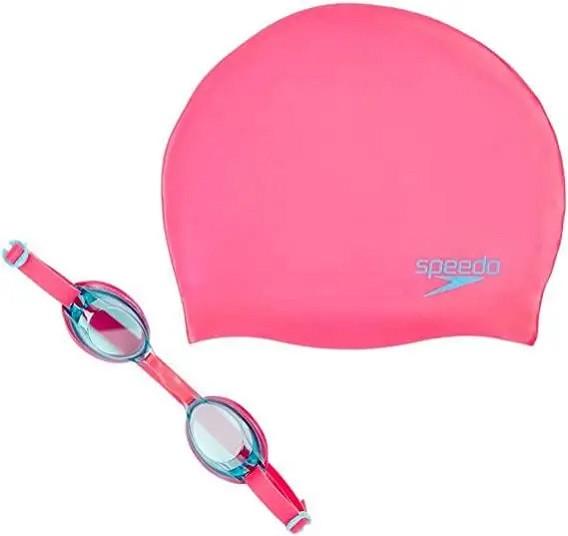 Набор для плавания детский Speedo JET V2 SWIM SET JU OSFM Розовый (5153744337224) - фото 1