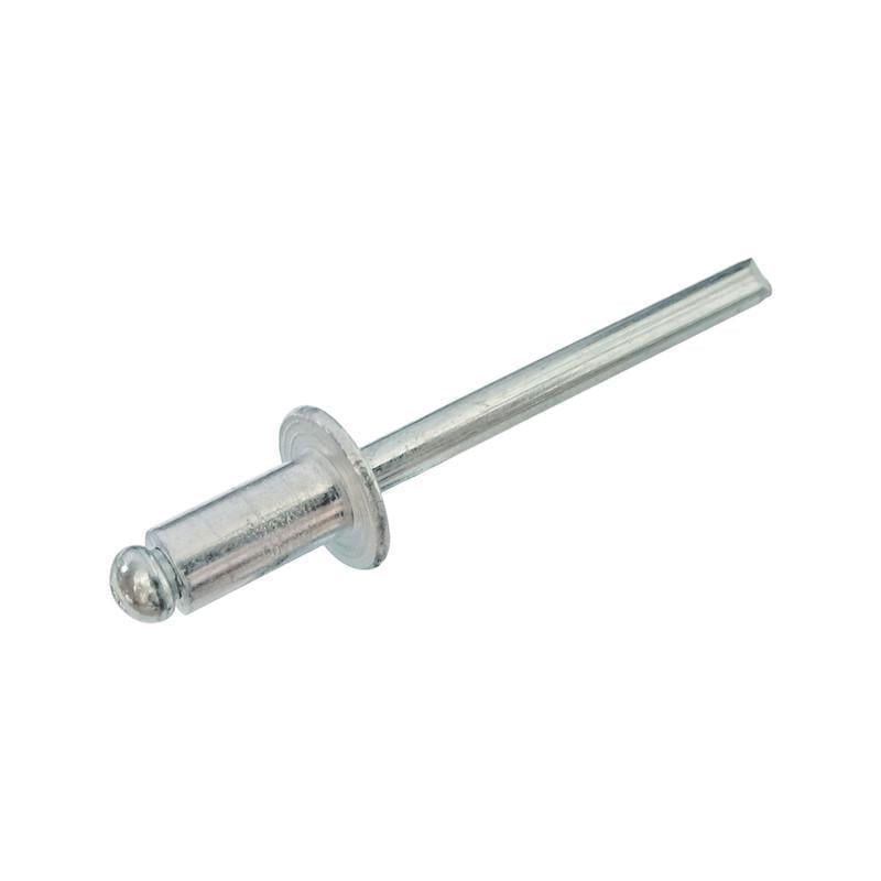 Заклепка Metalvis DIN7337 3,2х16 мм прижим 9-13 мм алюміній/сталь плоска головка 1000 шт. (9700E000097321600E)