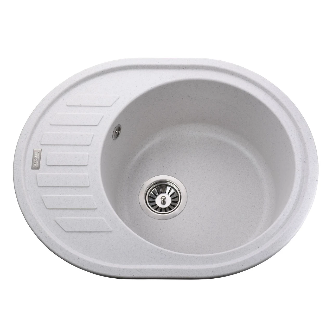 Мойка гранитная Globus Lux ARNO 620х500 мм Жемчужный (04000027)