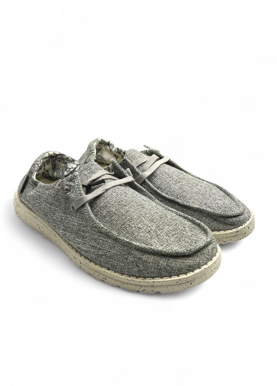 Мокасины женские Hay Dude Wendy L Linen Iron 121533901 р. 36 23,6 см Серый (2773074324) Мокасины женские Hay Dude Wendy L Linen Iron 121533901 р. 36 23,6 см Серый (2773074324)