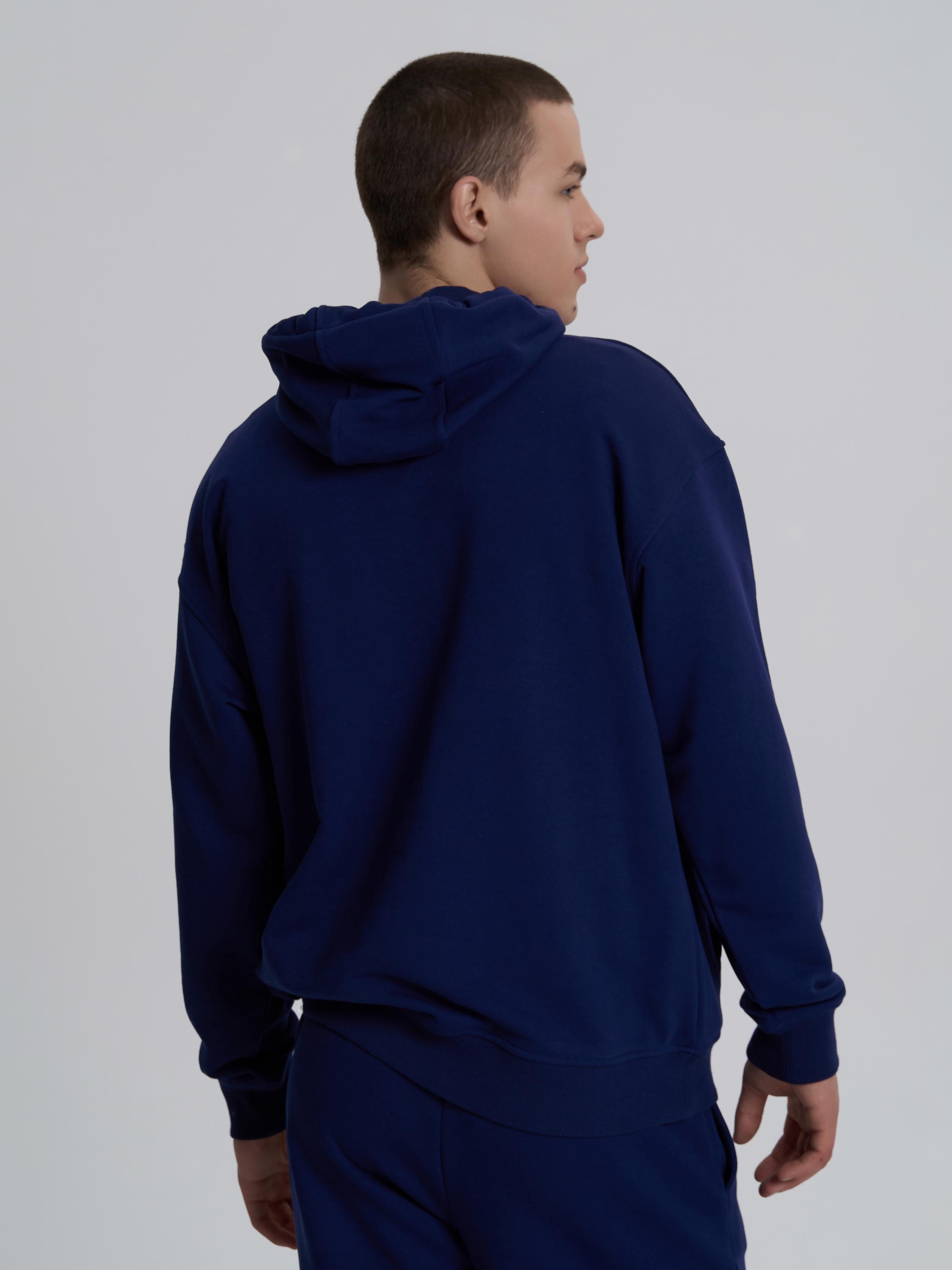 Худи мужской ROZA 231118 XS Темно-синий (4824005723506) - фото 3 Худи мужской ROZA 231118 XS Темно-синий (4824005723506) - фото 3