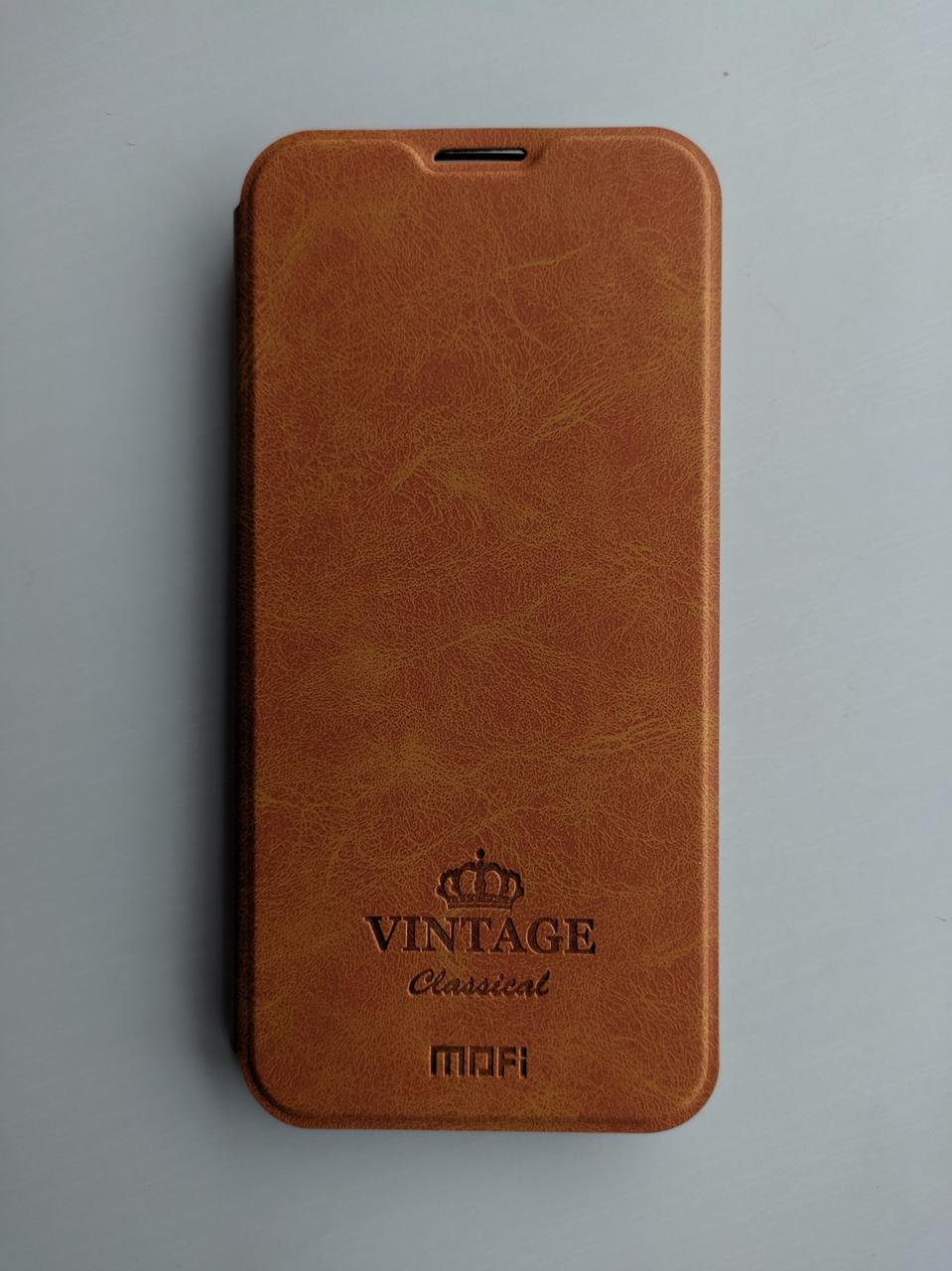 Чехол книжка Mofi Vintage для Xiaomi Redmi 8A Коричневый 2331P - фото 2 Чехол книжка Mofi Vintage для Xiaomi Redmi 8A Коричневый 2331P - фото 2