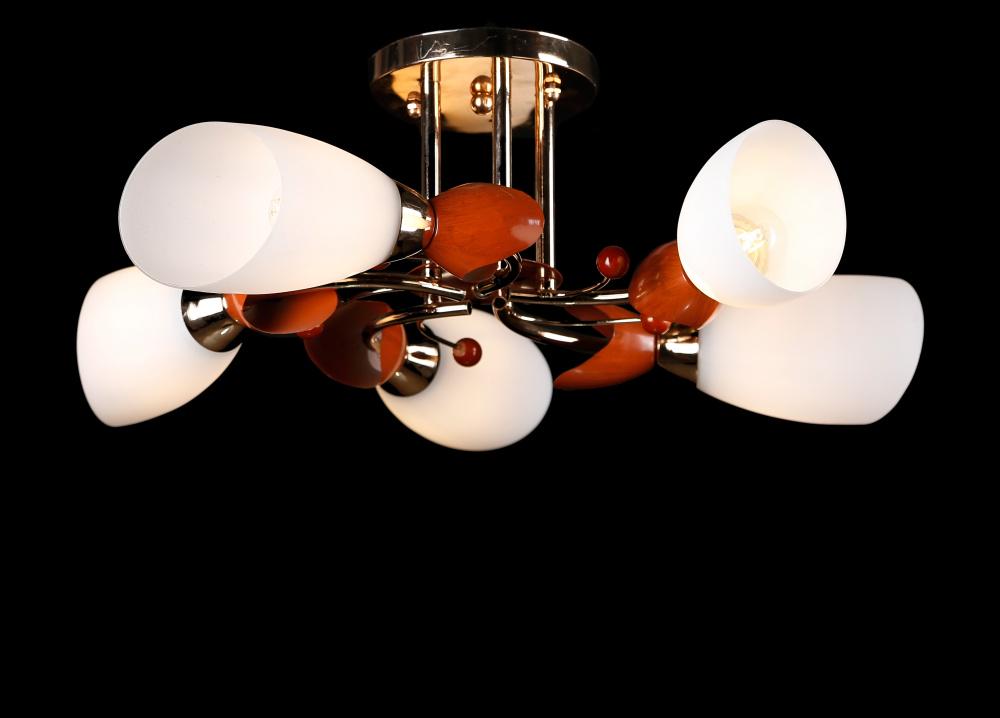 Люстра с плафонами Ray L93112/5 FGD+CR (IR005839)