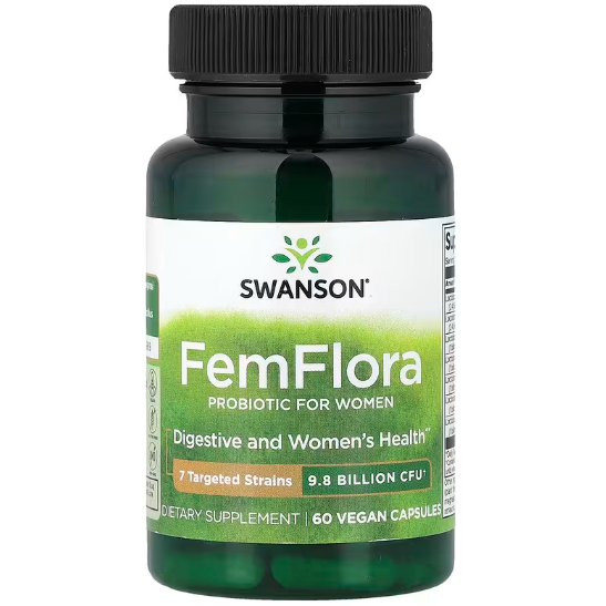 Пробиотик для женщин Swanson Femflora Probiotic for Women 60 капсул