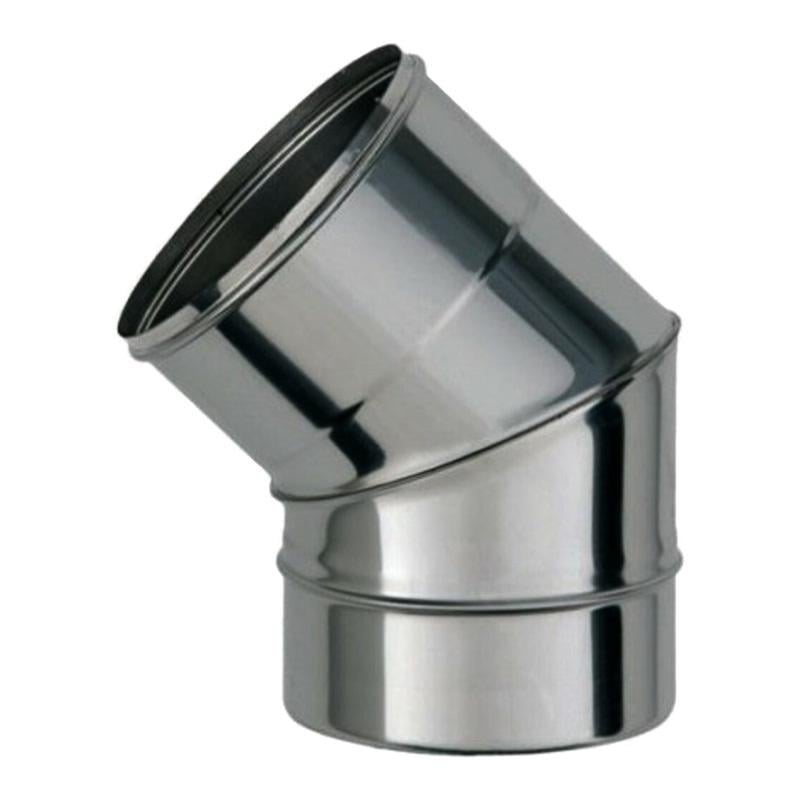 Колено Versia-Lux нержавеющая сталь d 100 45° 0,5 мм (30316749)