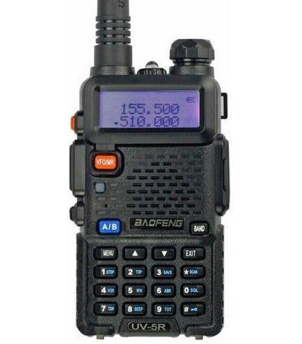 Рация Baofeng UV-5R и гарнитура c кнопкой РТТ Black (13391)