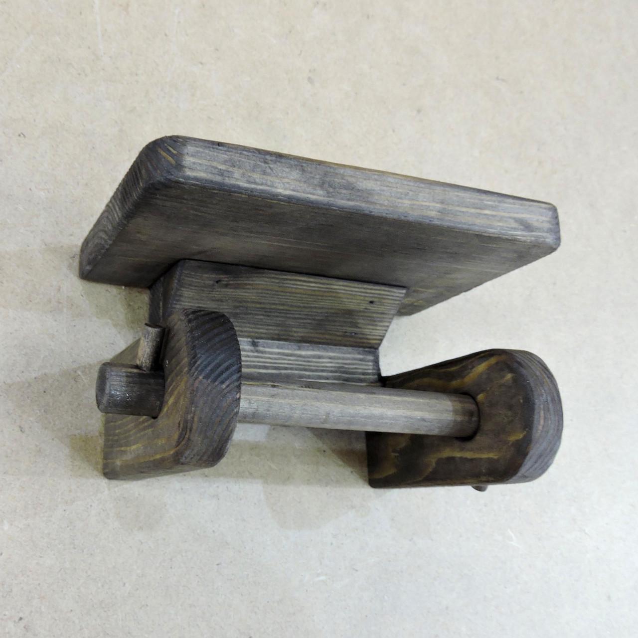 Держатель для туалетной бумаги из дерева Сульфур Мокко (ДТБ-000610) - фото 4 Держатель для туалетной бумаги из дерева Сульфур Мокко (ДТБ-000610) - фото 4