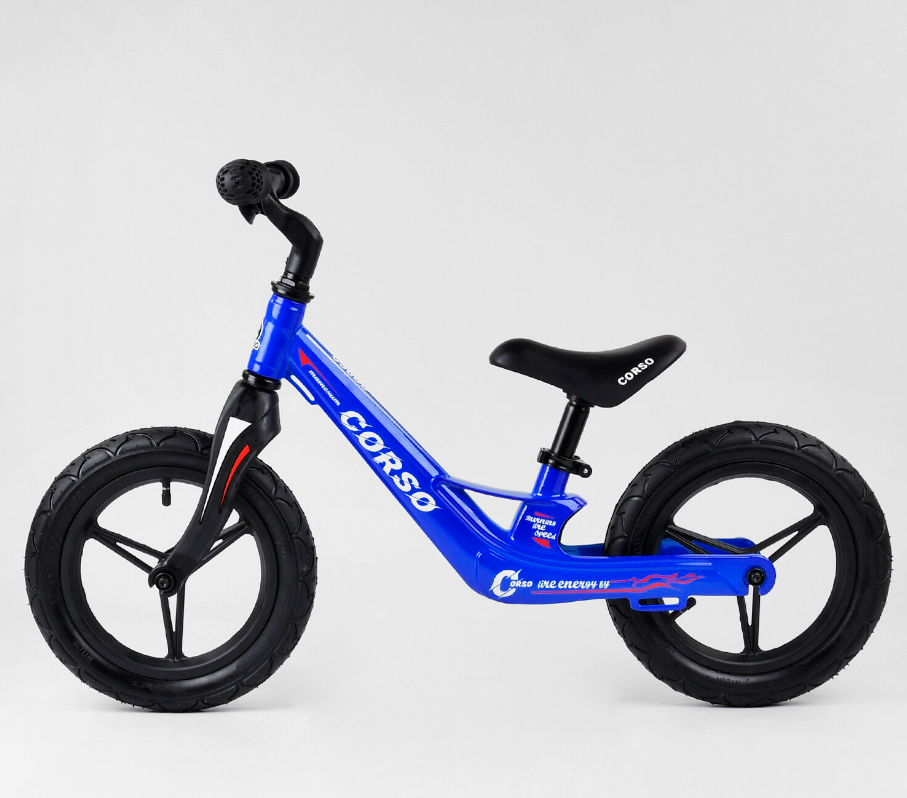 Біговел Corso магнієва рама та кермо надувні колеса Синій (39182)