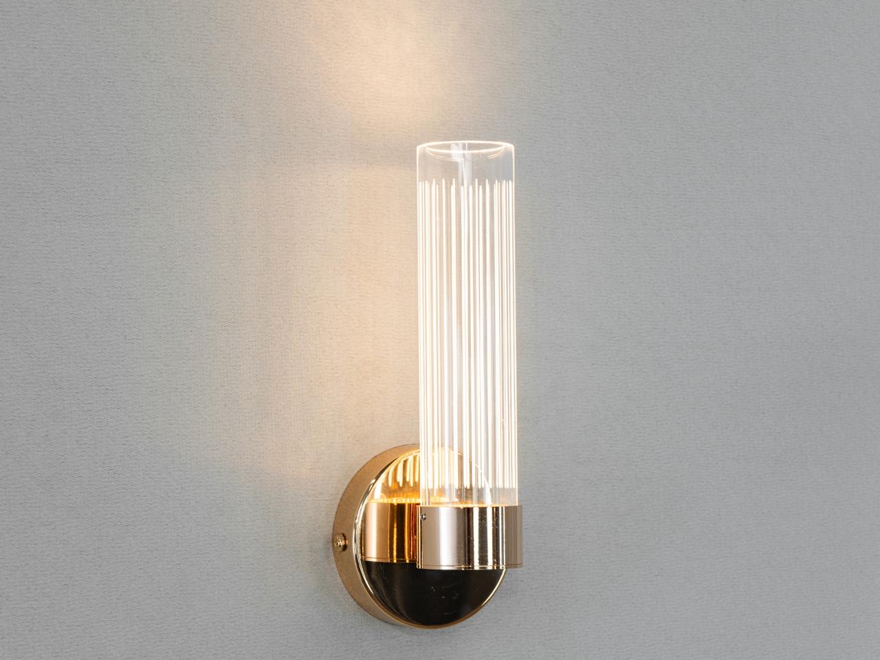 Светодиодное бра EcoLed в спальнюе 5W Q2/1GD Золотой